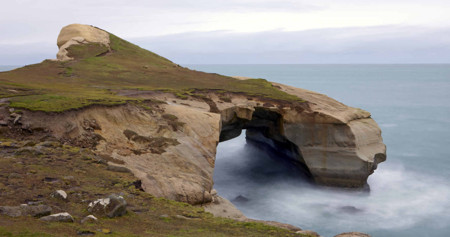 Tunnel Beach Walkway Dunedin New Zealand