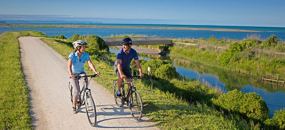 Ride alongside scenic seaside views between Napier and Clifton the Hawke's Bay Trails.