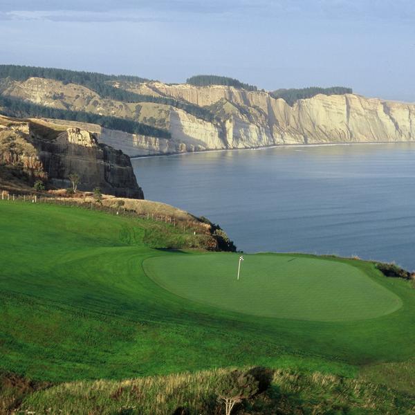 Designed by legendary golf architect Tom Doak, Cape Kidnappers Golf Course in Hawke's Bay is ranked no. 16 in the world by Golf Digest.
