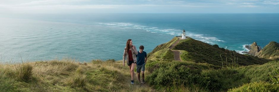 Witness the meeting of two oceans at the northern most point of New Zealand.