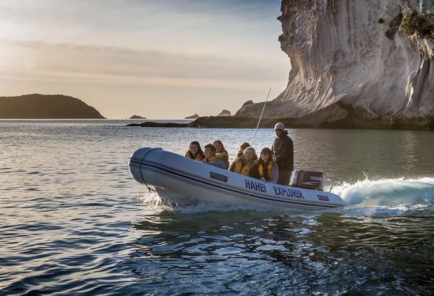 Blessed with stunning beaches and idyllic coves, The Coromandel has one of the most scenic coastlines in New Zealand - perfect for a boat cruise.