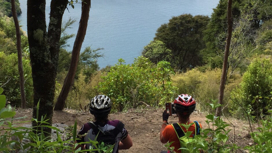 Guided bike tours around stunning Lake Taupo with Chris Jolly Outdoors.