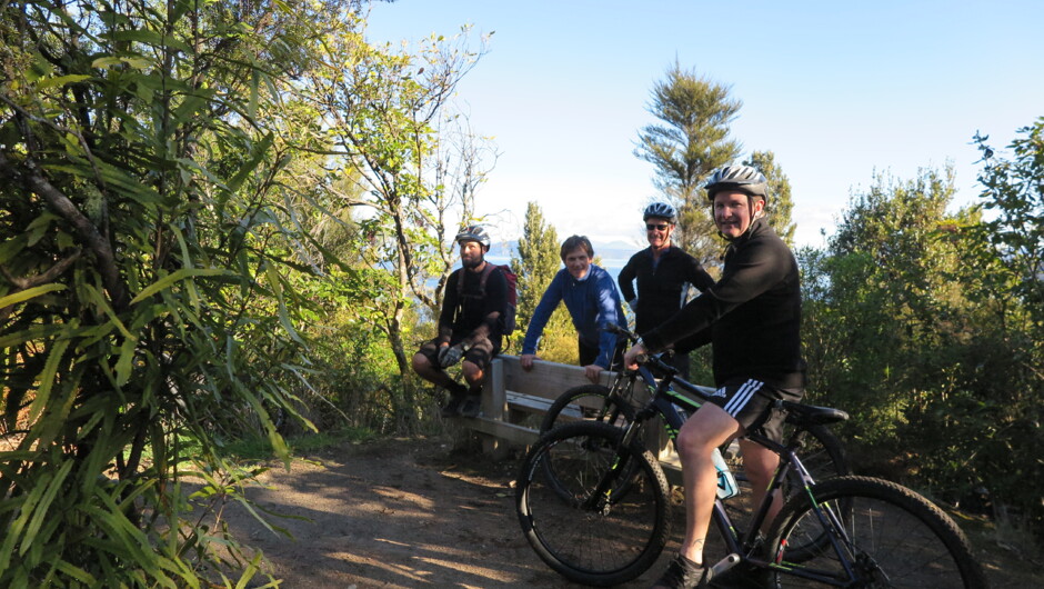 Guided bike tours around stunning Lake Taupo with Chris Jolly Outdoors.