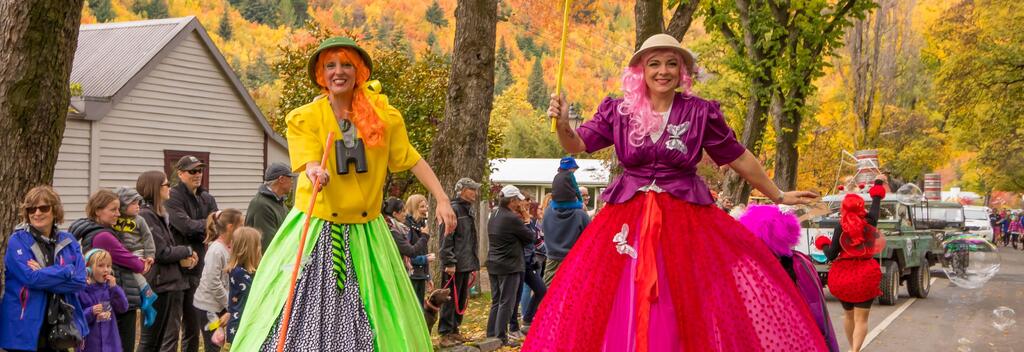 Arrowtown autumn festival parade