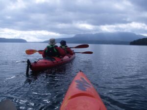 Kayaking Lake Tarawera