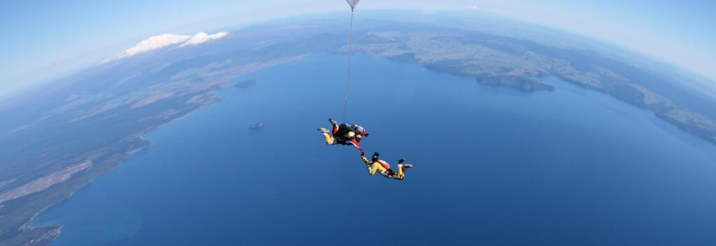 Coast to coast views from 15,000ft above the stunning Central Plateau!