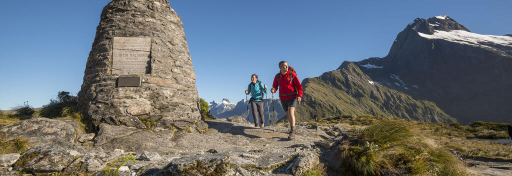 Mackinnon Memorial, Milford Track Guided Walk