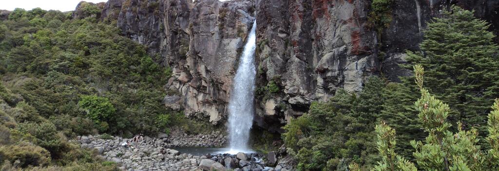 Taranaki Falls - 2 hr family loop track walk