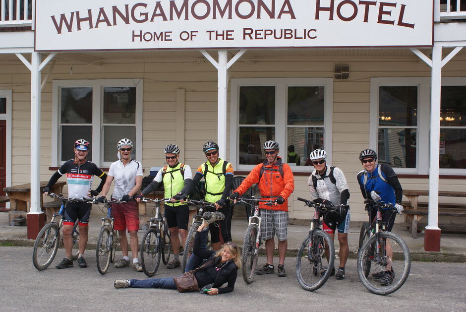 Whangamomona Hotel Cycling