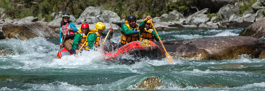 Rafting the Upper Grey River near Reefton