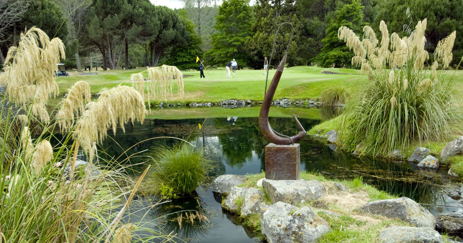 The stunning Wairakei Golf & Wildlife Sanctuary