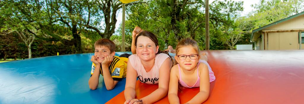 We also have a jumping pillow the kids will love.