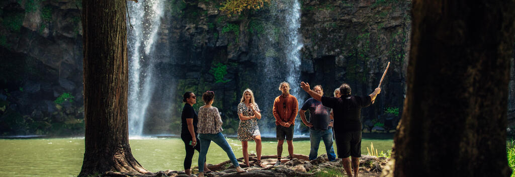 The stories come alive at Otuihau - Whangārei Falls.