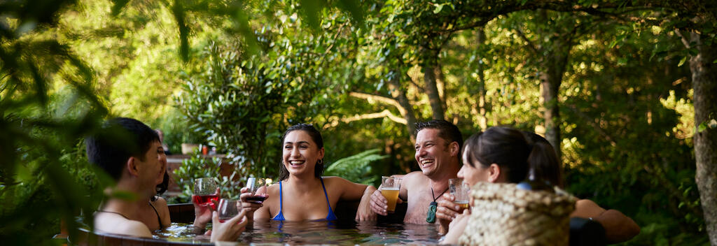 Bring your friends, our hot tubs fit up to 6 people
