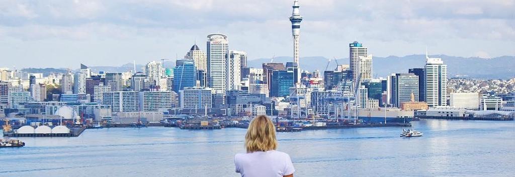 Checking out the city from across the harbour in Devonport on Auckland's North Shore.