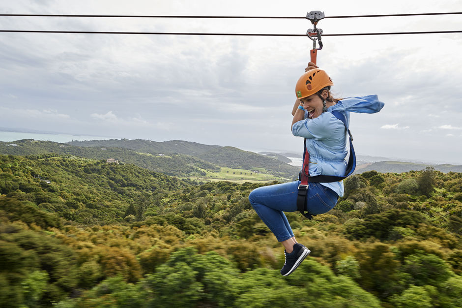 Among the many adventures on the Island of Wine is ziplining, an exhilarating mix of adrenaline, speed and nature.