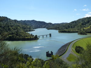 Wairoa Reservoir. Hunua Ranges