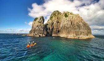 Kayaks at Karewa Island