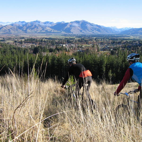 Riding high on the Hanmer Forest Tracks