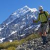 Descending from Ball Pass into the Hooker Valley.