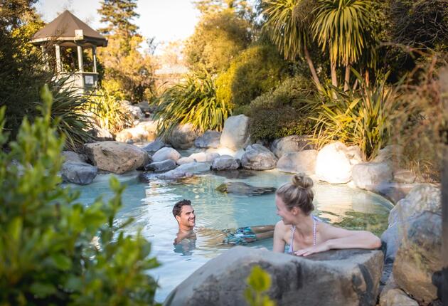 New Zealand's hot pools are naturally heated by the earth below. Soak in a thermal pool surrounded by mountains, forest or lakes. Or treat yourself to a relaxing therapeutic treatment in one of many New Zealand health spas. Find out more. 