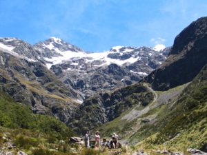 亚瑟通道国家公园（Arthur's Pass National Park）的高山风光