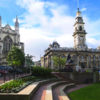 Town Hall and St Paul's Cathedral,