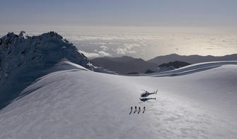 A snow landing adds an extra level of fun to your alpine scenic flight in Queenstown and Mt Cook.