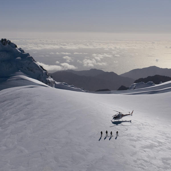 A snow landing adds an extra level of fun to your alpine scenic flight in Queenstown and Mt Cook.