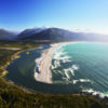 Magnificent Martin's Bay on the last day of the Hollyford Track.