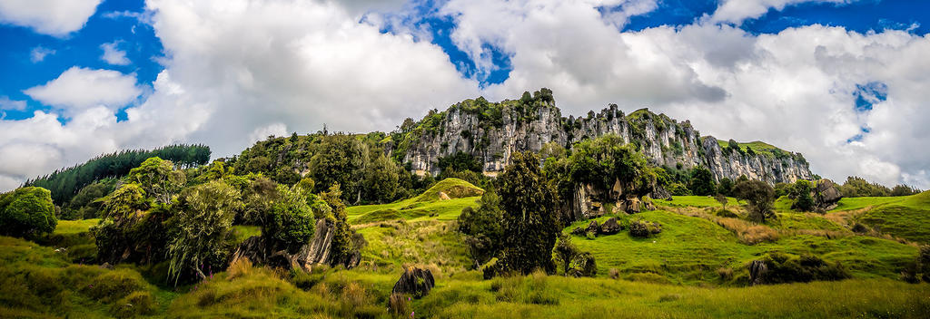 The Mangaotaki Rocks, near Piopio, featured in The Hobbit: An Unexpected Journey as Trollshaws Forest