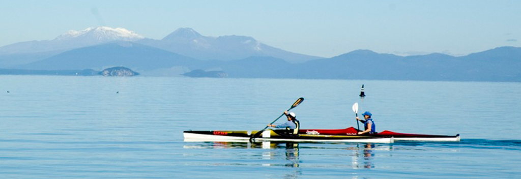 There's many pretty bays and coves to explore on Lake Taupo.