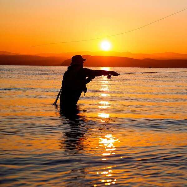 Fly fishing Great Lake Taupō