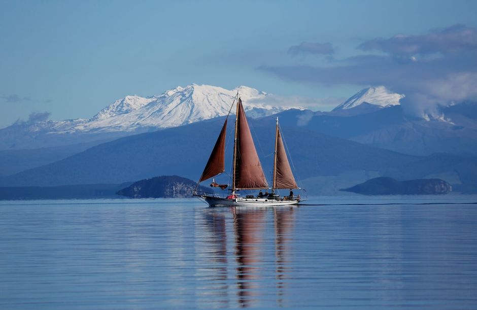 Sailing on the lake