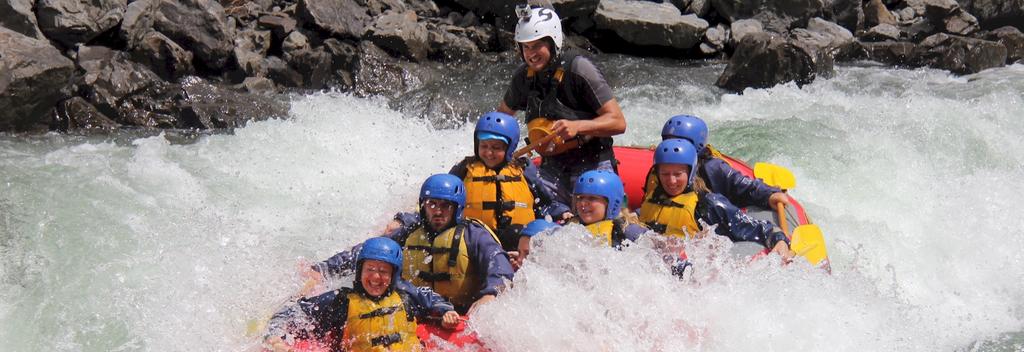 Whitewater action on the Rangitikei