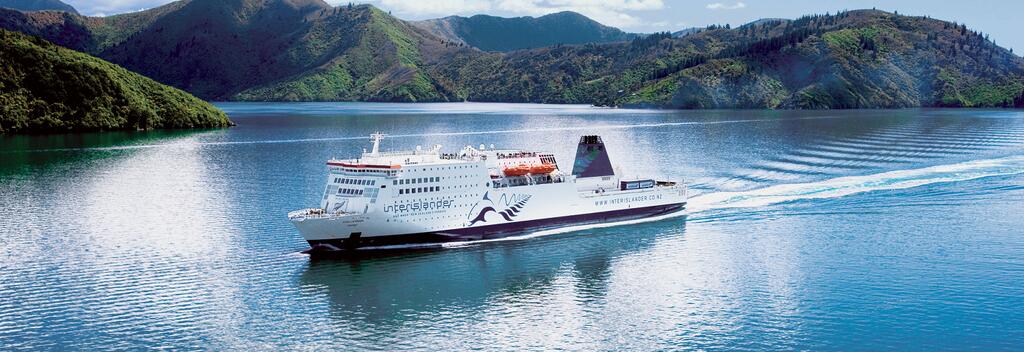 Interislander Ferry, Marlborough Sounds