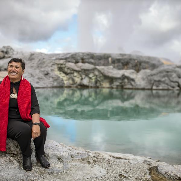 Te Puia guide Kirimatao West shares the history of the center for Māori culture and geothermal wonders.