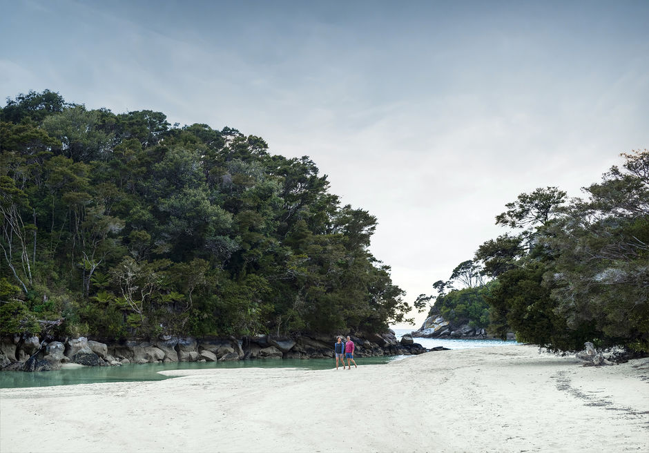 Walking the beaches of Abel Tasman National Park