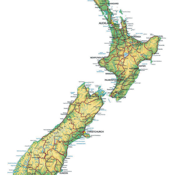 移動距離と所要時間 100 ピュア ニュージーランド