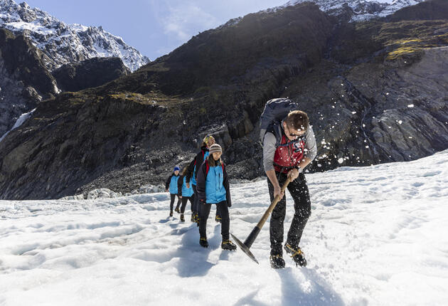 Glacier hiking