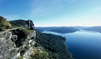 Panekire Bluffs on the Lake Waikaremoana Track