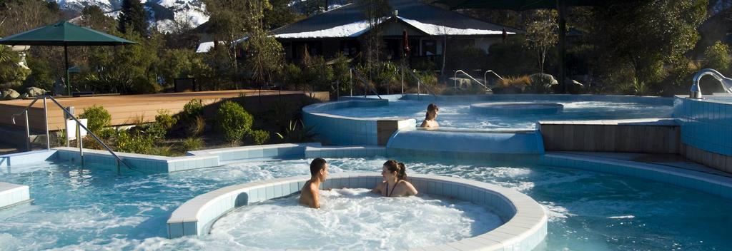 Hanmer Springs Thermal Pools in Winter