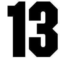 Number thirteen 13