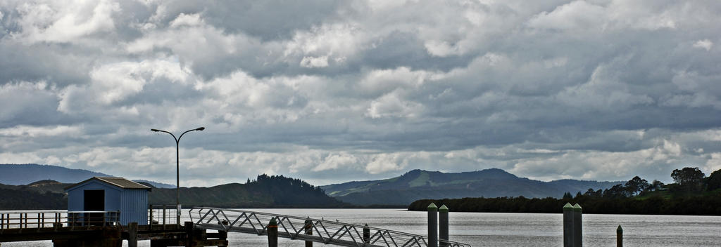 Kohukohu Wharf, Northland, New Zealand, October 2007