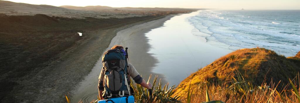 Te Araroa setzt sich aus einer Reihe von Wanderwegen zusammen, die Neuseeland in seiner gesamten Länge durchziehen.