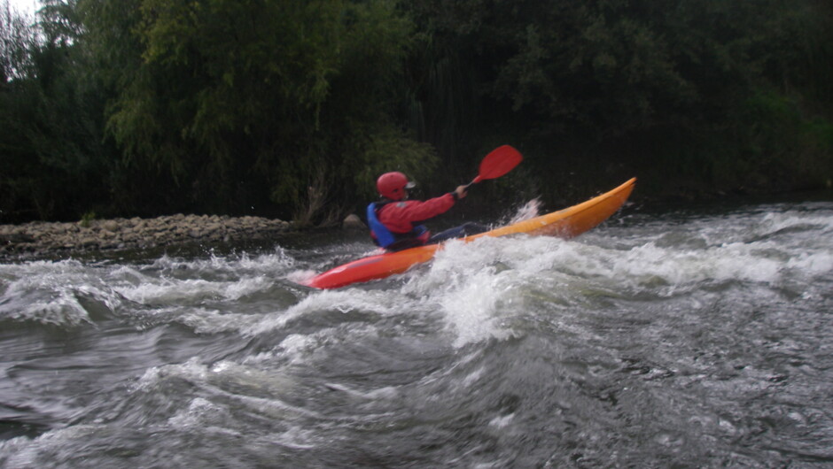 Navigating easy but exciting rapids