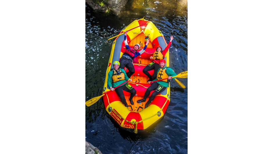 Group Fun Rafting on the Wairoa