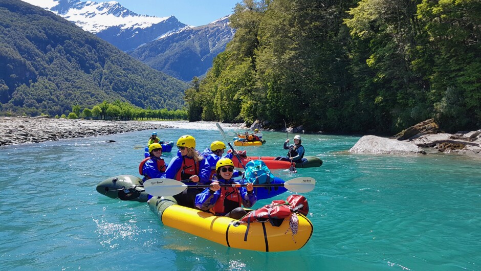 Pack Rafting, Mt Aspiring NP