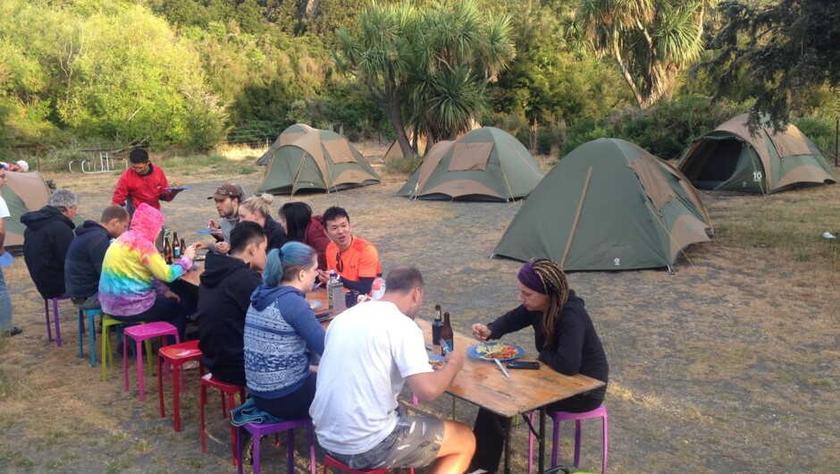 Dining out Flying Kiwi style!