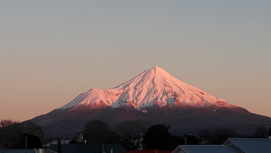 Our mountain in the morning